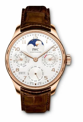 IWC Portugieser Perpetual Calendar Single Moon Red Gold / Silver IW5033-02 (5033-02, IW503302)